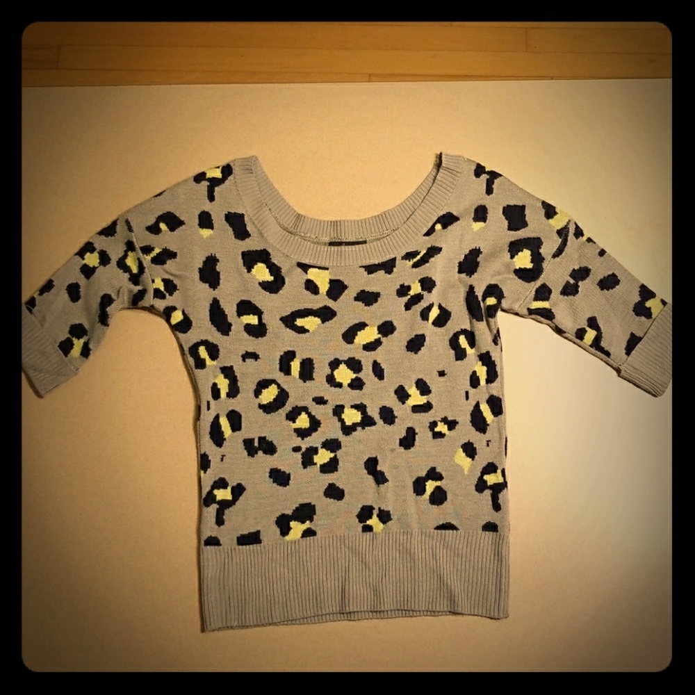 Animal Print Sweater